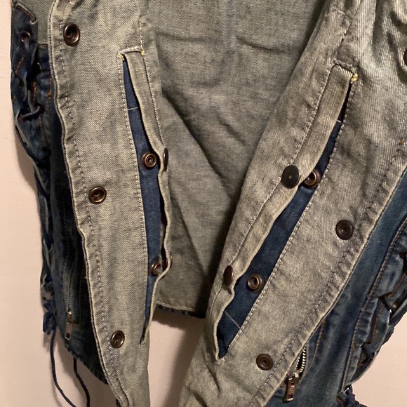 Womens Denim Vest M - Picture 4 of 5